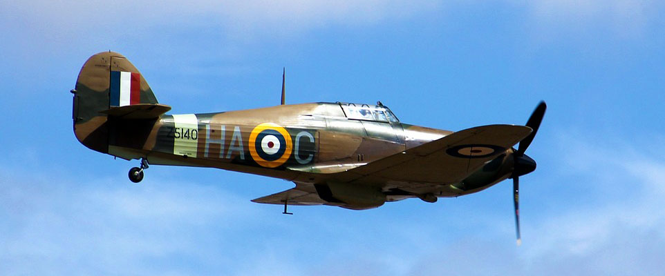 Image of a Hawker Hurricane aircraft